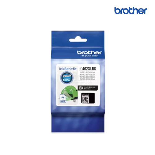 ตลับหมึกอิงค์เจ็ท Brother Original Ink Cartridge LC-462XL Black, LC462XL